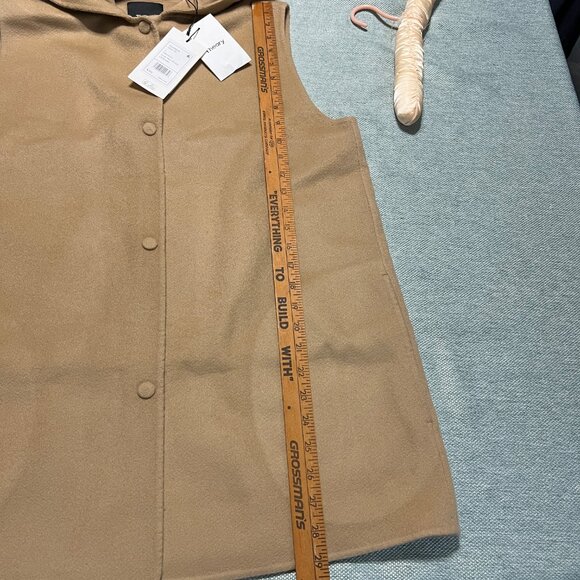 THEORY CLAIRENE JACKET WITH IT'S MATCHING HOODED VEST SIZE LARGE - Picture 11 of 12